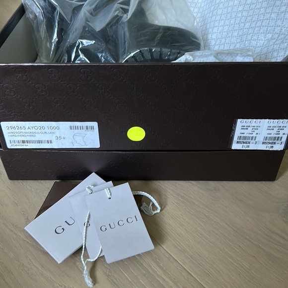 GUCCI DYED LAMB BOOTIES - Picture 6 of 6